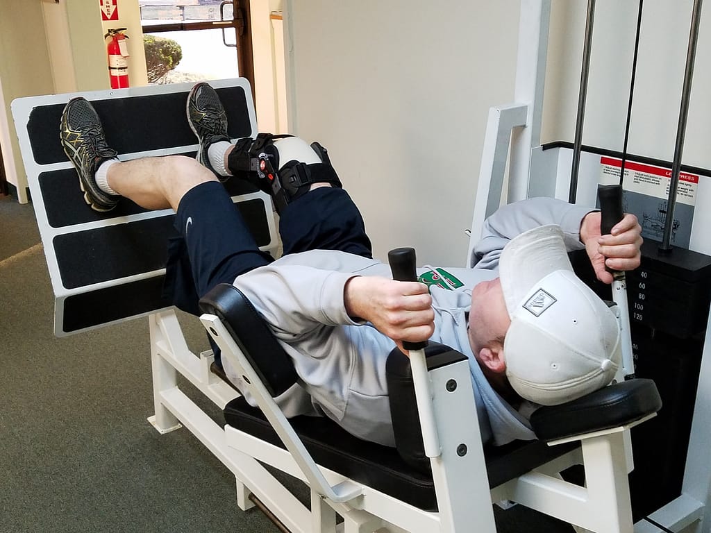 leg press to rehab knee